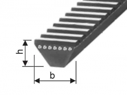 Klínový řemen 3M 400 La optibelt WR